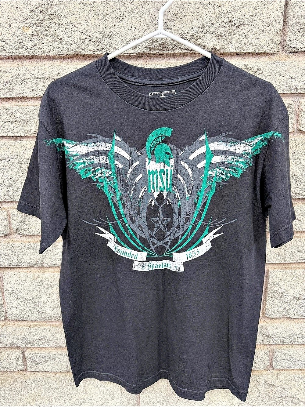 Vintage 2000s Michigan State Spartans MSU Foot Locker Graphic T-Shirt Men’s Medi